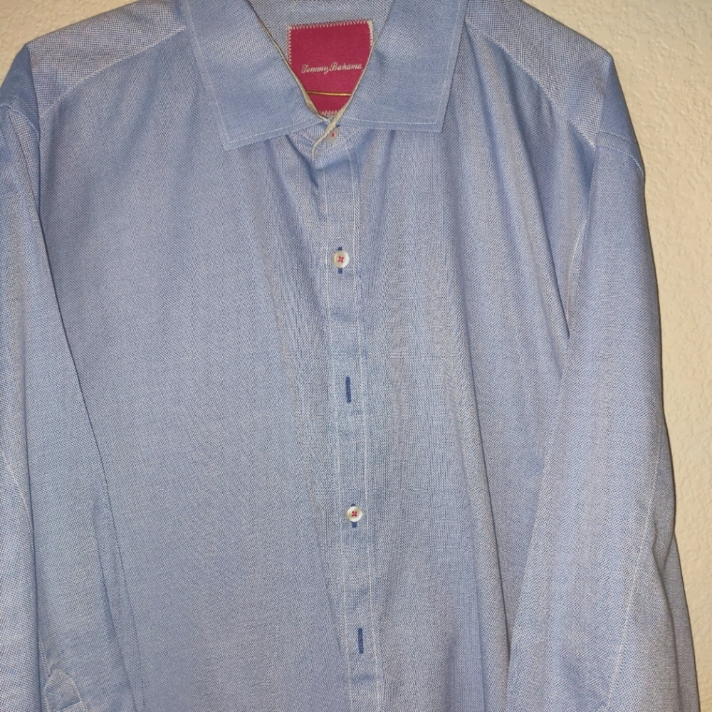 Tommy Bahama Mens button Down Modern Island fit sz.L